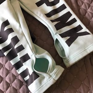 Pink Half zipped Pullover